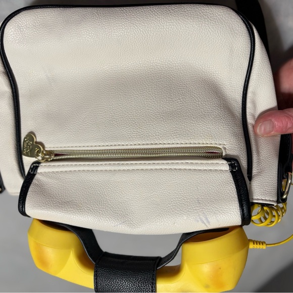 Betsey Johnson White and Yellow Crossbody Bag - Picture 9 of 10